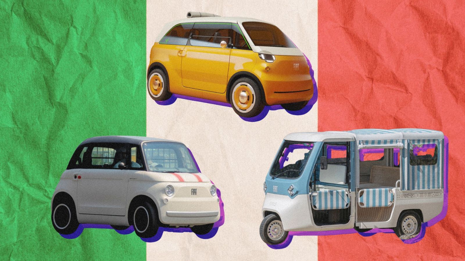 Fête du quadricycle chez Fiat : flopée de nouveaux modèles dont une Topolino 4 places