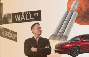 Fusion Tesla/SpaceX // Source : Montage Numerama Fusion Tesla/SpaceX // Source : Montage Numerama