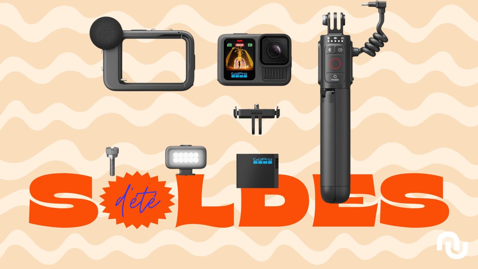 Le kit complet GoPro HERO13 Black avec deux batterie est à son prix le plus bas sur Amazon