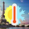 Heatwave Over Paris Background (1920×1080)