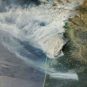 Incendies en Gironde. // Source : Via X @DorianDziadula (image recadrée)