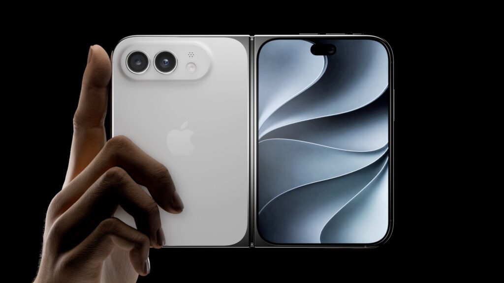 iPhone Fold selon les rumeurs. // Source : FTP / X