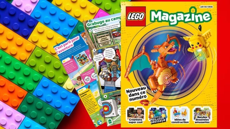 Vos enfants peuvent recevoir plusieurs magazines Lego par an gratuitement