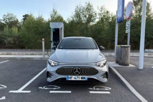 La Mercedes CLA à l'essai. // Source : Robin San Vicente pour Numerama