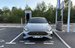 La Mercedes CLA à l'essai. // Source : Robin San Vicente pour Numerama
