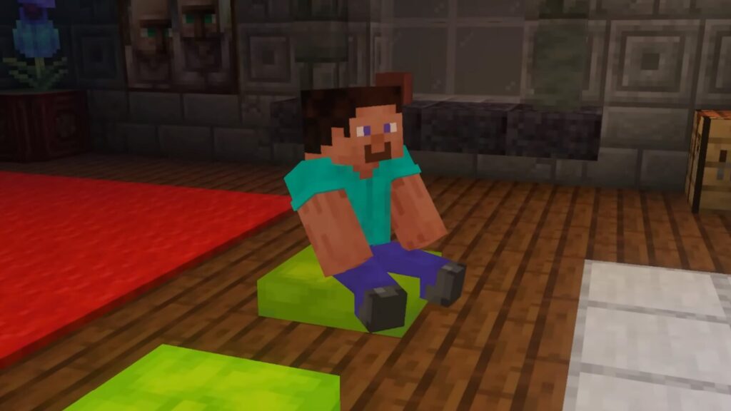 Vous pouvez désormais vous asseoirdans Minecraft // Source : Mojang Studios/Xbox Game Studios Vous pouvez désormais vous asseoirdans Minecraft // Source : Mojang Studios/Xbox Game Studios