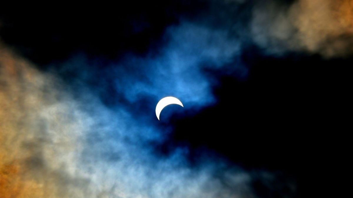 Éclipse solaire. // Source : Canva Éclipse solaire. // Source : Canva