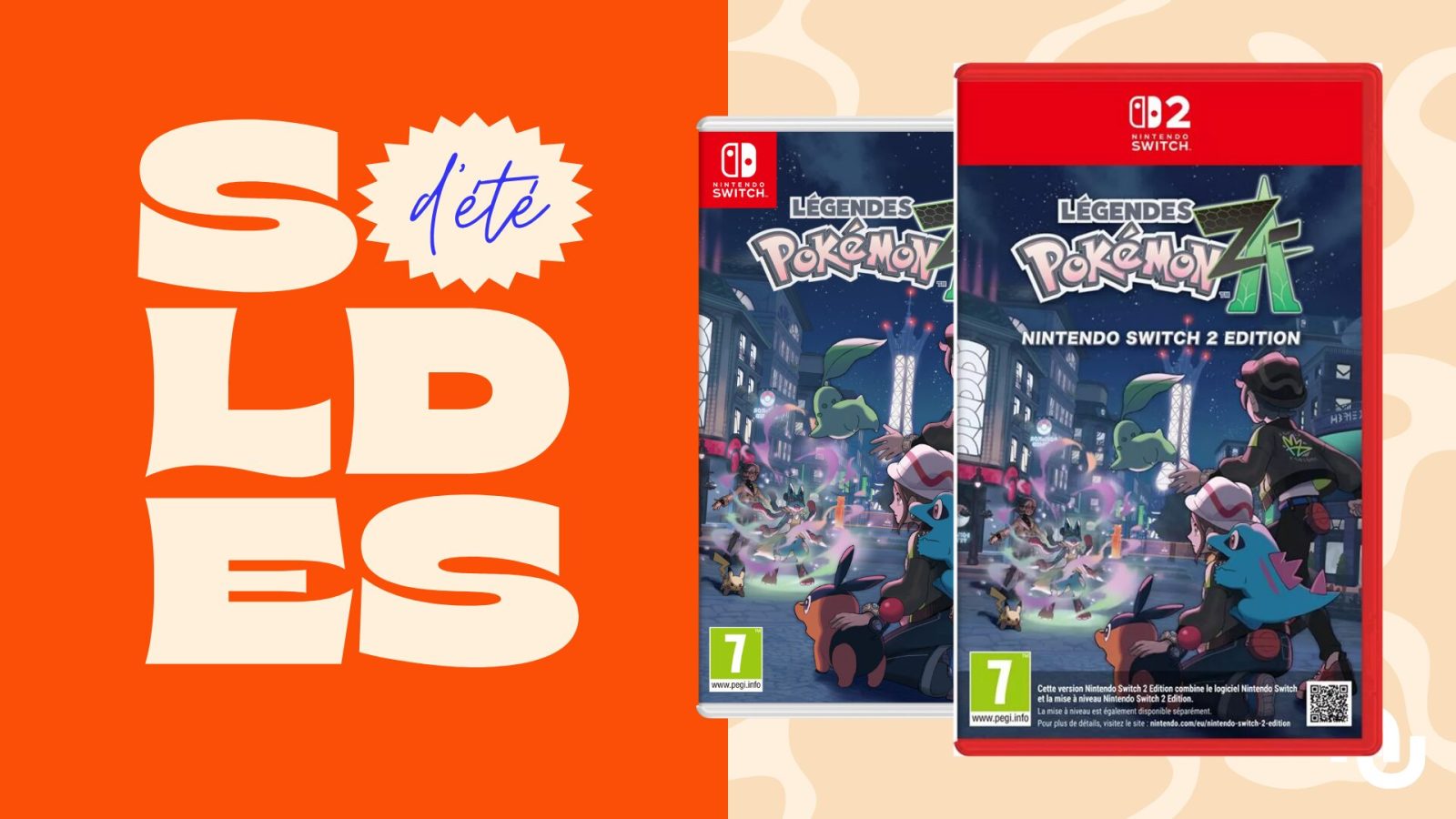 Légendes Pokémon : Z-A à moins de 30 € sur Switch et Switch 2