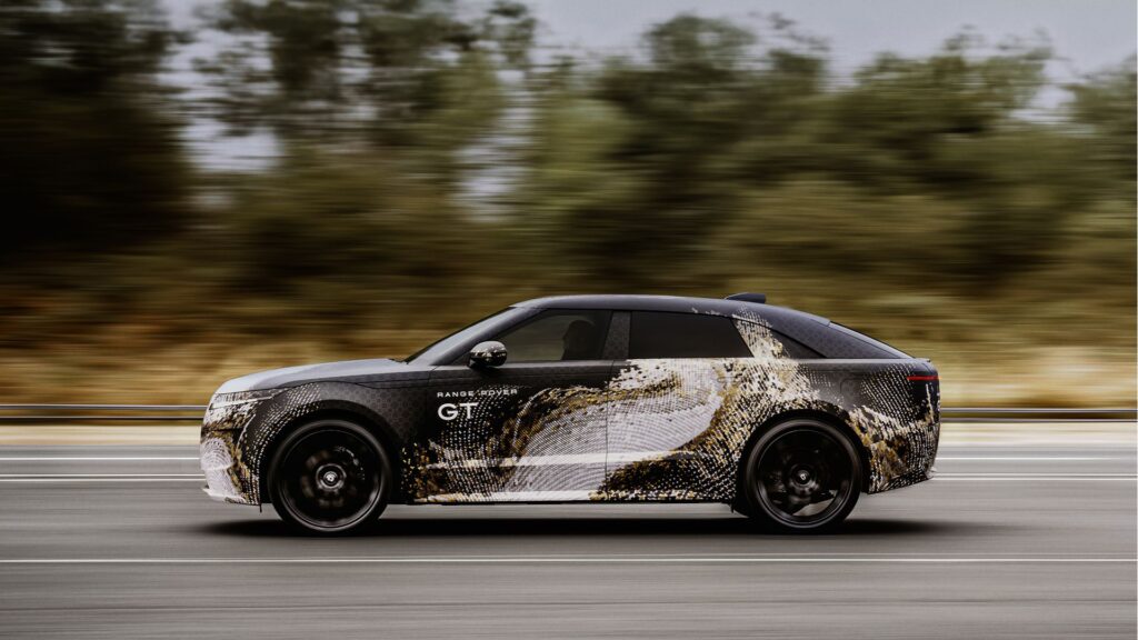 Le futur Range Rover GT électrique. // Source : Range Rover Le futur Range Rover GT électrique. // Source : Range Rover