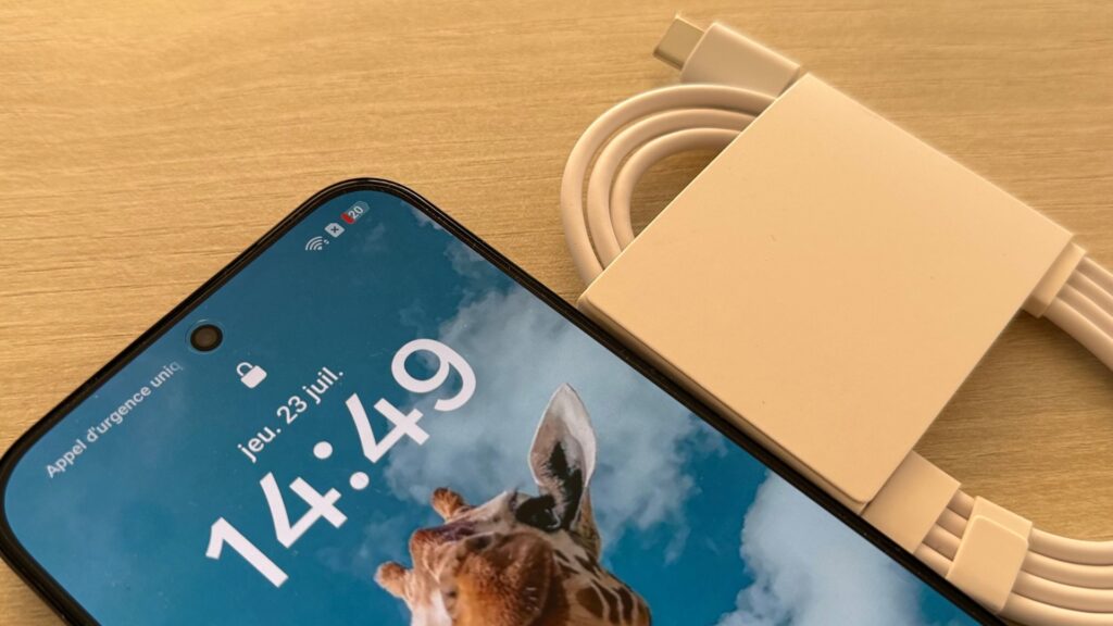 Après presque deux jours d’utilisation, il me restait encore 20 % de batterie : un vrai bonheur.