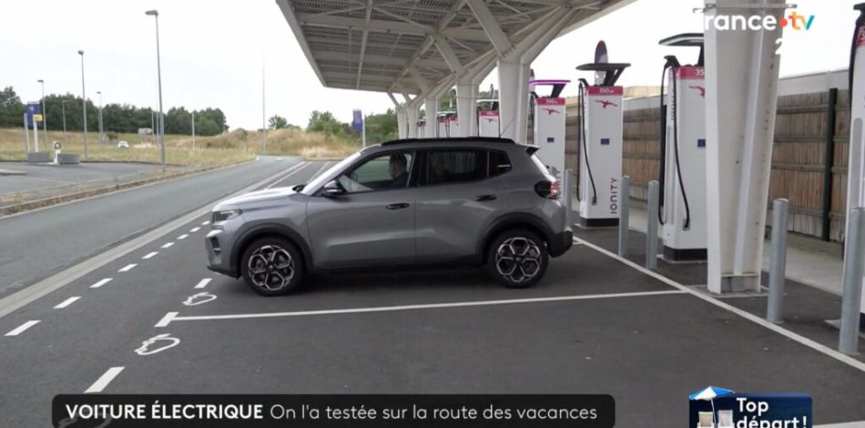 France 2 a réalisé un reportage douteux sur la voiture électrique. // Source : France 2 France 2 a réalisé un reportage douteux sur la voiture électrique. // Source : France 2
