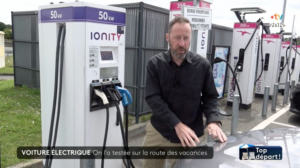 France 2 a réalisé un reportage douteux sur la voiture électrique. // Source : France 2 France 2 a réalisé un reportage douteux sur la voiture électrique. // Source : France 2