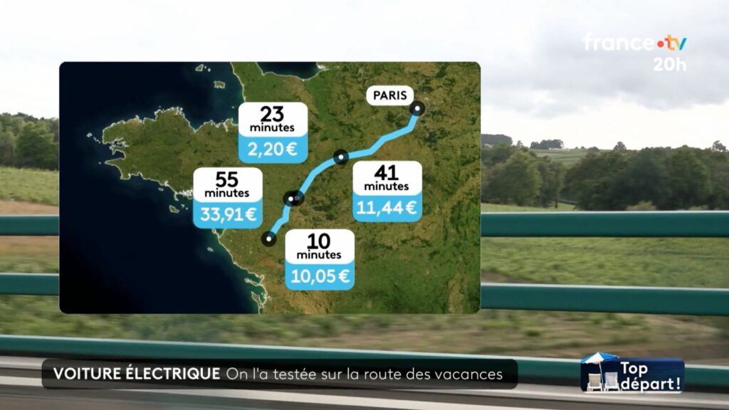 France 2 a réalisé un reportage douteux sur la voiture électrique. // Source : France 2 France 2 a réalisé un reportage douteux sur la voiture électrique. // Source : France 2
