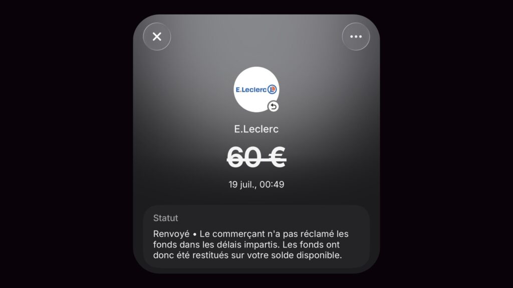 Le message est tompeur