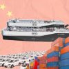 Transport par cargo de véhicules  // Source : Montage Numerama