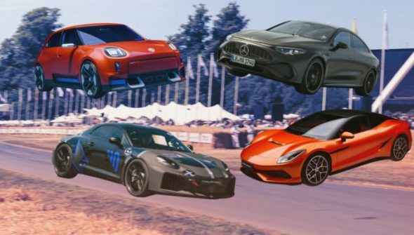 Les voitures électriques font le show au Goodwood Festival of Speed. // Source : Robin San Vicente pour Numerama