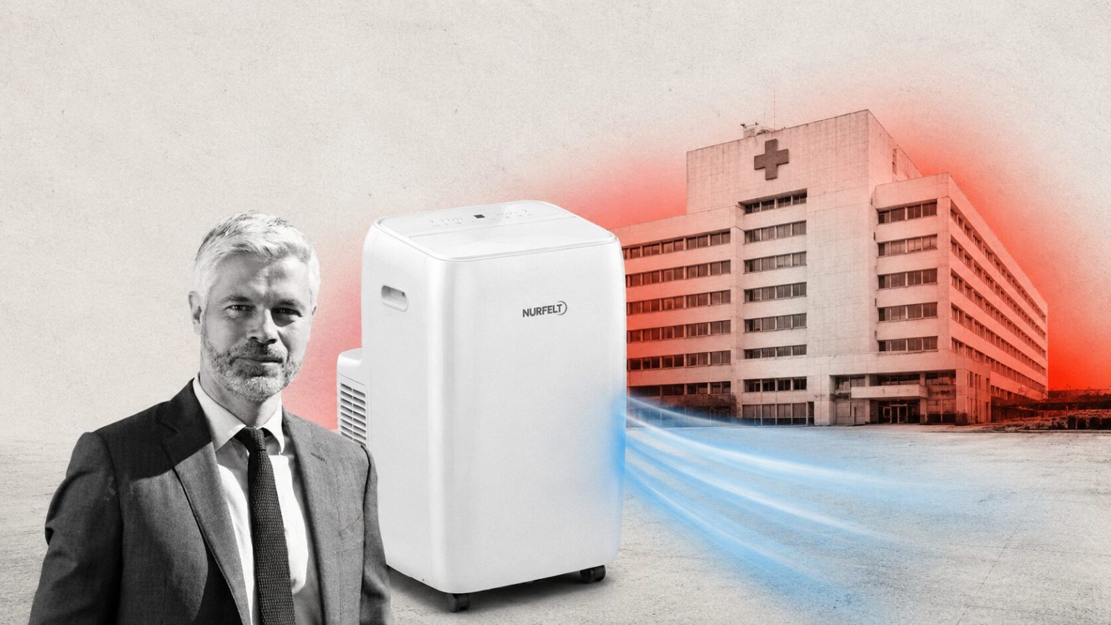 Climatiser les hôpitaux avec des appareils mobiles à 300 € : les limites du plan Wauquiez