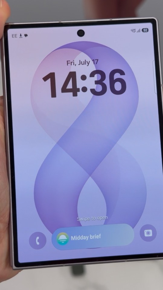 Samsung Galaxy Z Fold 8 // Source : Numerama