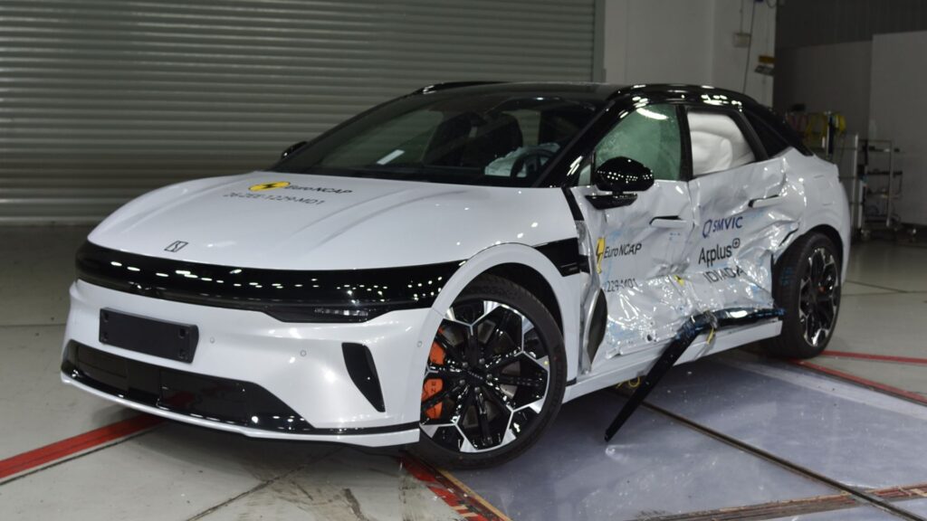 Zeekr 7GT à l'Euro NCAP. // Source : Euro NCAP