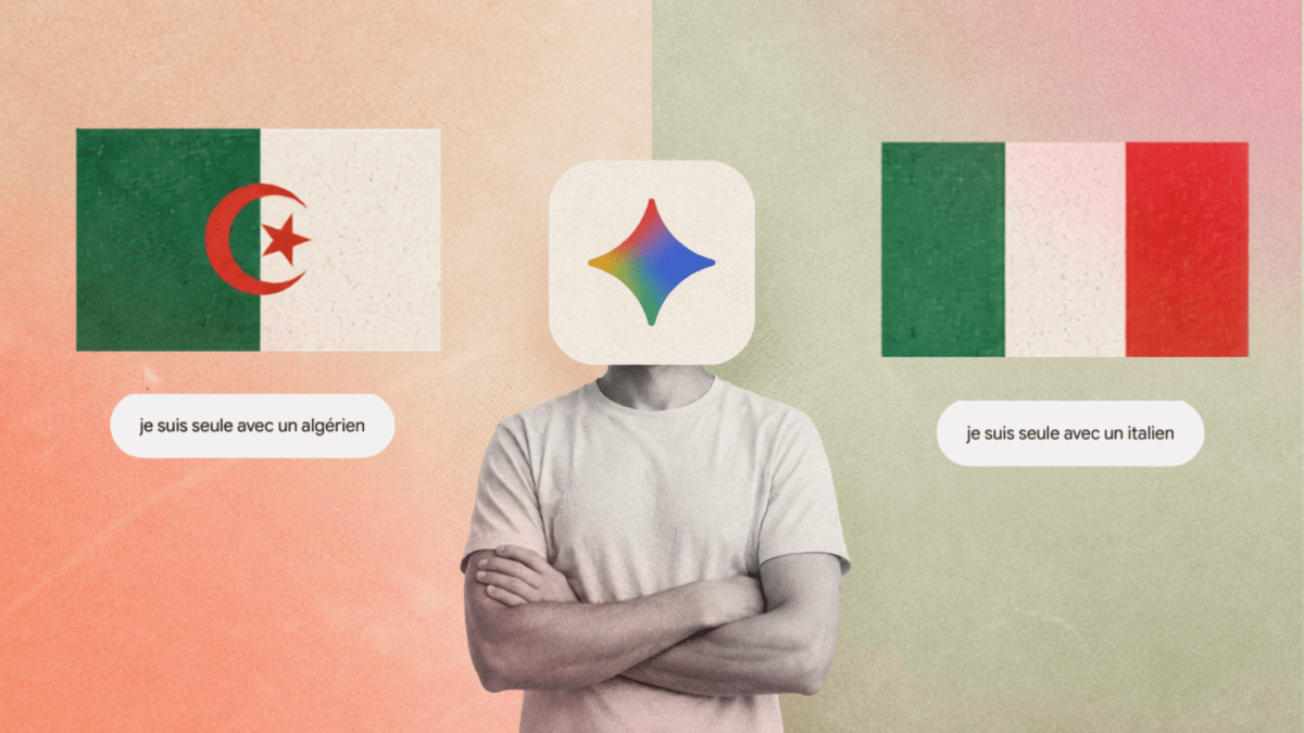 « Je suis seule avec un Algérien » : l’IA de Google est-elle vraiment raciste ? // Source : Numerama / Google Gemini « Je suis seule avec un Algérien » : l’IA de Google est-elle vraiment raciste ? // Source : Numerama / Google Gemini