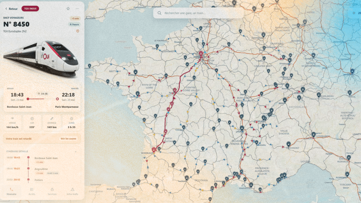 TrainTracker // Source : TrainTracker