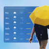 Que signifie vraiment le pourcentage de pluie affiché par les applications météo ? // Source : Numerama