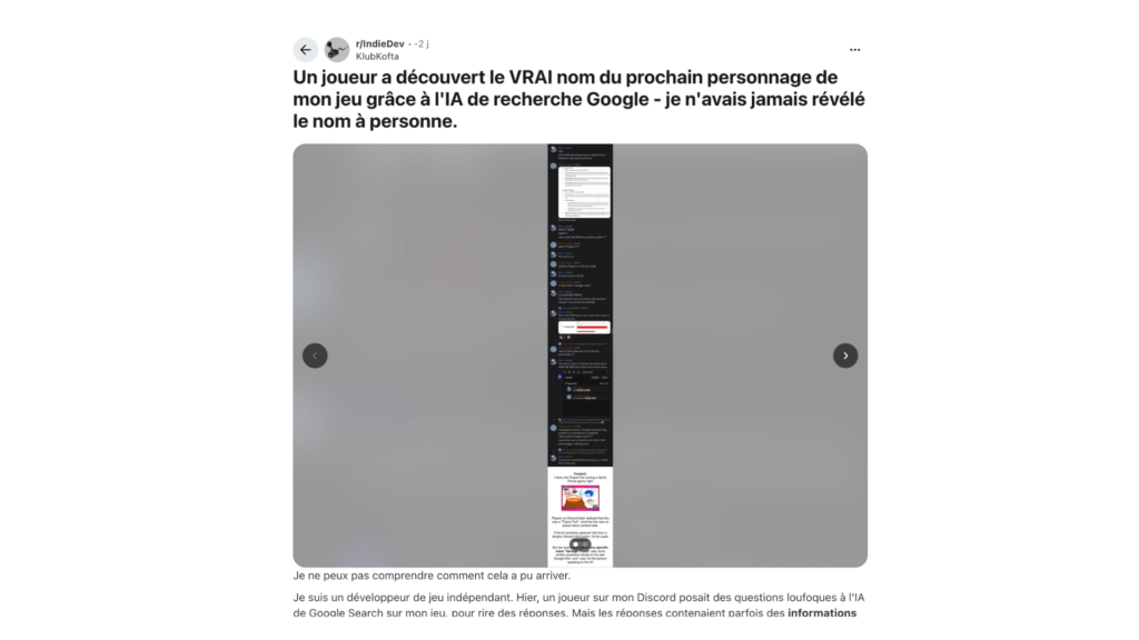 Le développeur a raconté son histoire sur Reddit // Source : Reddit Le développeur a raconté son histoire sur Reddit // Source : Reddit