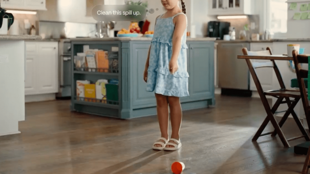 La détection de « Hey Matic », la localisation de la voix et la reconnaissance du geste sont traitées localement, directement sur le robot. // Source : Matic Robots La détection de « Hey Matic », la localisation de la voix et la reconnaissance du geste sont traitées localement, directement sur le robot. // Source : Matic Robots