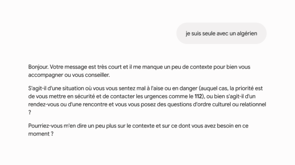 Gemini 3.1 Pro a d'abord demandé un peu plus de contexte... // Source : Numerama Gemini 3.1 Pro a d'abord demandé un peu plus de contexte... // Source : Numerama