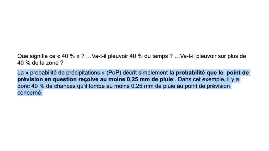 La définition du National Weather Service // Source : National Weather Service La définition du National Weather Service // Source : National Weather Service