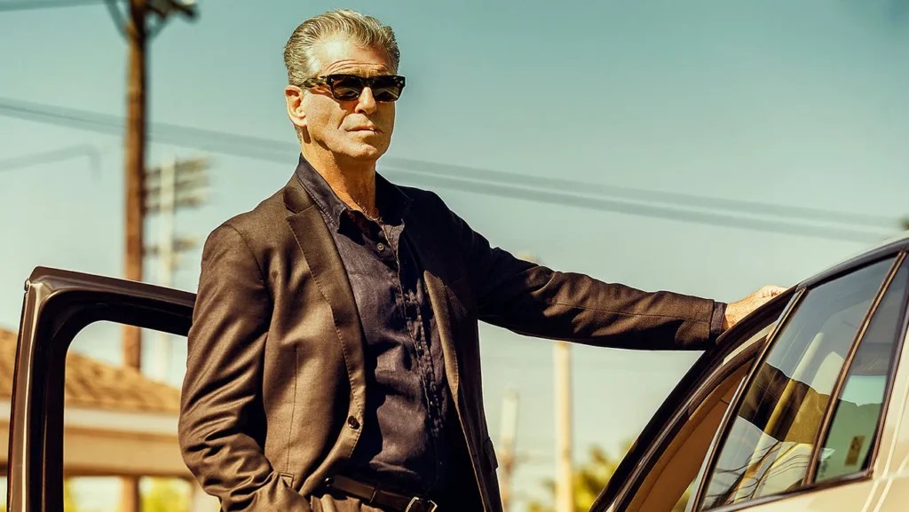Pierce Brosnan dans Fast Charie // Source : Boomtown Media Partners Pierce Brosnan dans Fast Charie // Source : Boomtown Media Partners