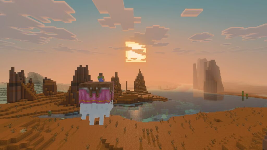 Minecraft sur Nintendo Switch 2 intégrera par défaut les « Vibrant Visuals », // Source : Mojang