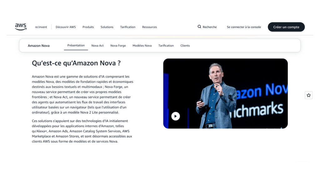Amazon Nova // Source : Amazon Amazon Nova // Source : Amazon