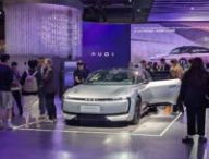 AUDI E5 Sportback au salon de Shanghai 2025 // Source : Raphaelle Baut pour Numerama