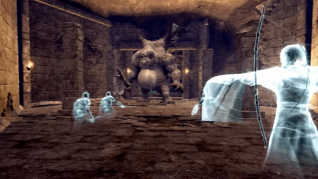 Demon's Souls en vue FPS // Source : YouTube Lance McDonald