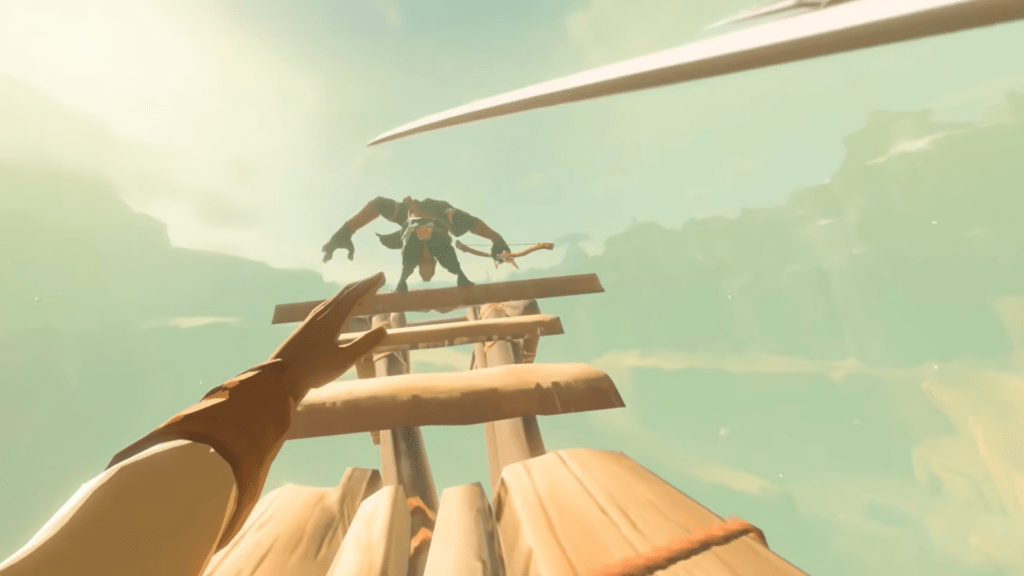 The Legend of Zelda: Breath of the Wild en VR // Source : YouTube Crementif The Legend of Zelda: Breath of the Wild en VR // Source : YouTube Crementif