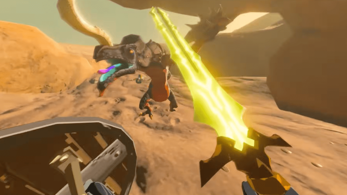 The Legend of Zelda: Breath of the Wild en VR // Source : YouTube Crementif The Legend of Zelda: Breath of the Wild en VR // Source : YouTube Crementif