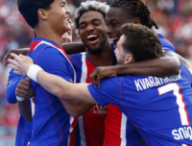 Le PSG face à Manchester United // Source : Compte X du PSG Le PSG face à Manchester United // Source : Compte X du PSG