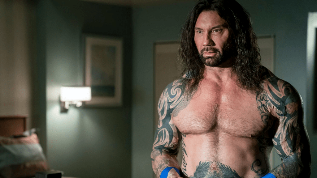 Dave Bautista dans Room // Source : HBO Max Dave Bautista dans Room // Source : HBO Max