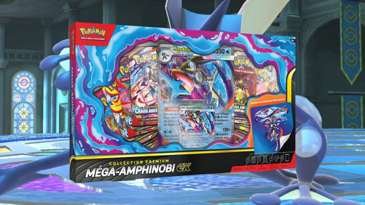 Coffret Premium - Pokemon - Méga-amphinobi Ex // Source : Numerama