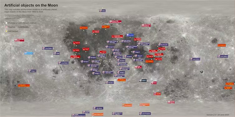 débris lune