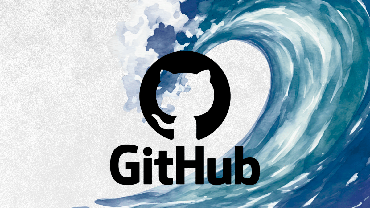 Github hausse du trafic // Source : montage Numerama Github hausse du trafic // Source : montage Numerama