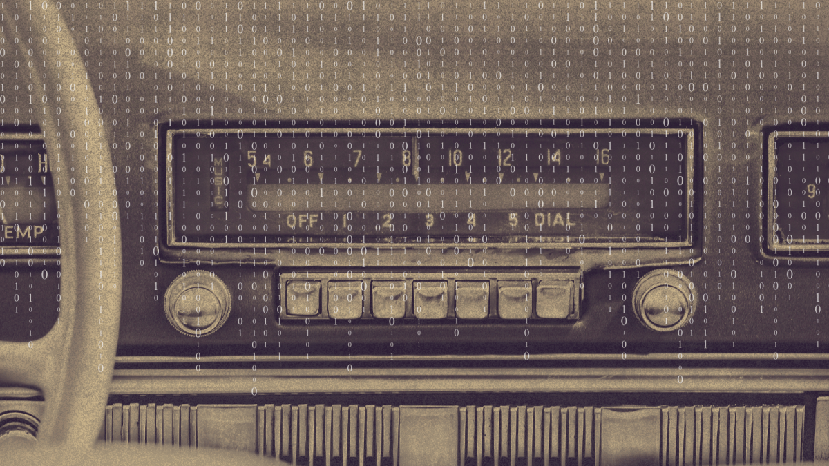 autoradio piratée // Source : montage Numerama autoradio piratée // Source : montage Numerama