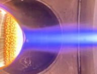 Le bouclier face au plasma. // Source : ESA Le bouclier face au plasma. // Source : ESA