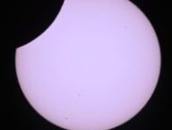 L'éclipse du 12 août 2026 vue depuis l'ISS. Source : Jessica Meir/Nasa