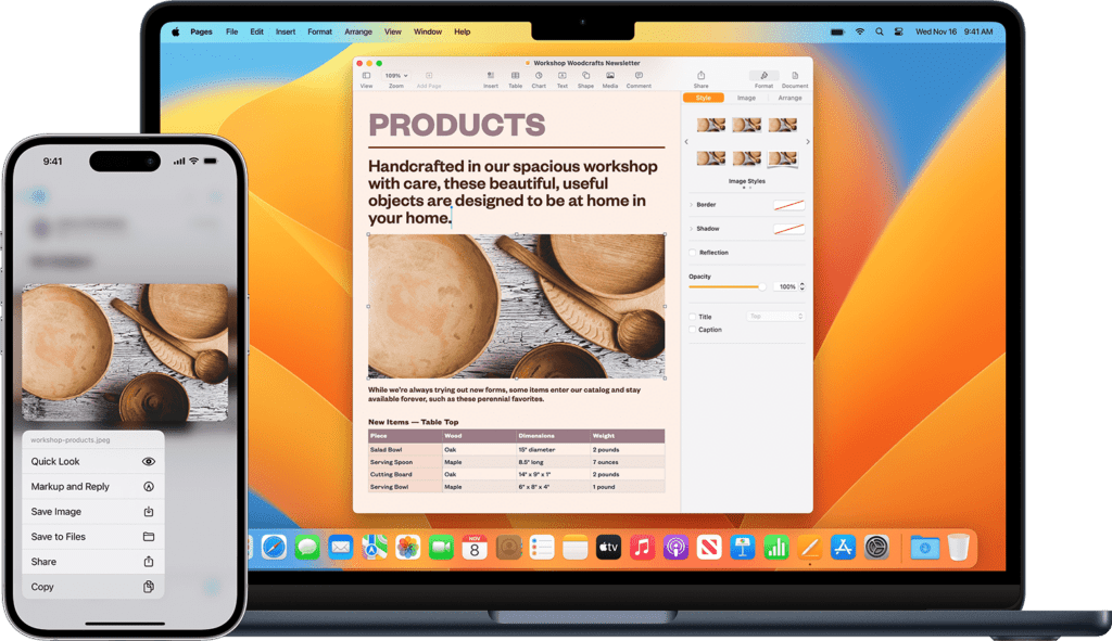 Universal Clipboard chez Apple.