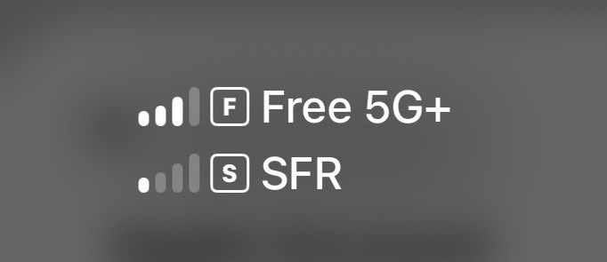 Sur une antenne SA, Free affiche désormais 5G+.