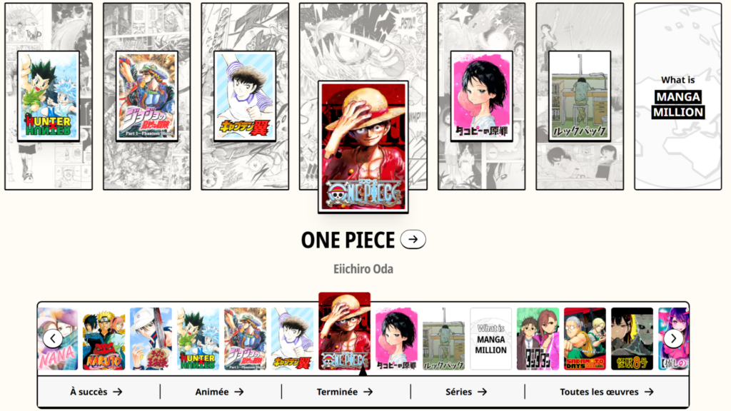 Mangamillion // Source : Shueisha Mangamillion // Source : Shueisha