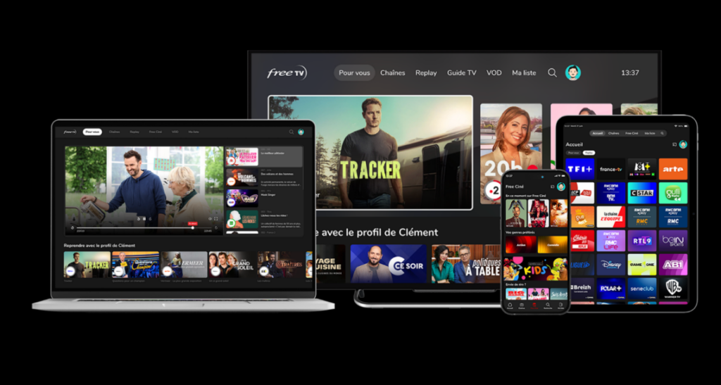 Free TV est disponible sur tous les appareils. Free TV est disponible sur tous les appareils.