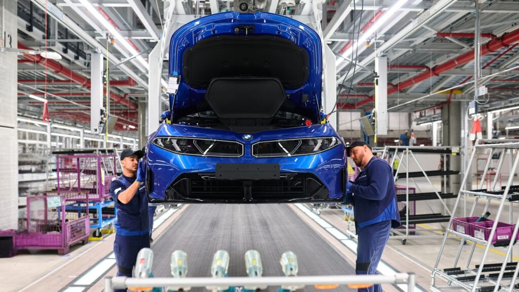 L'usine de la BMW i3 à Munich. // Source : BMW